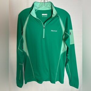Marmot women’s Green Performance Pullover, size L